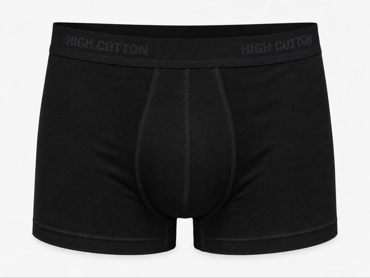Men’s Cotton Long Boxer Briefs – Colors
