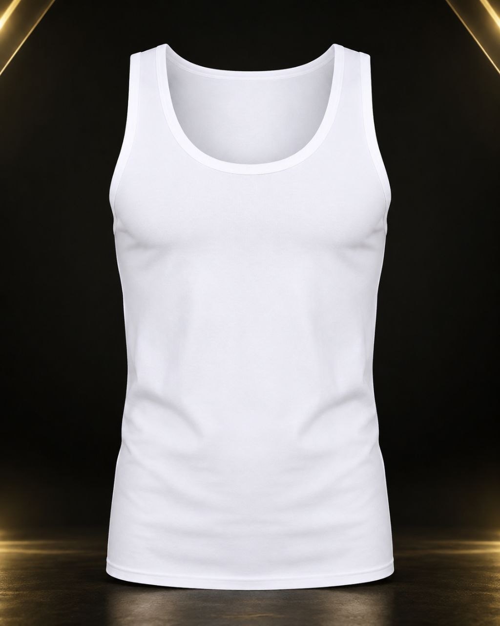Men’s 100% Cotton Undershirt – Sleeveless & Short Sleeve
